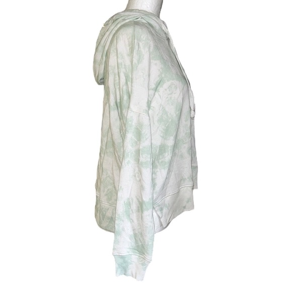 NWT Rails Nico Mint Green Tie Dye Print Cropped Hoodie Sweatshirt - XS + - Picture 6 of 12